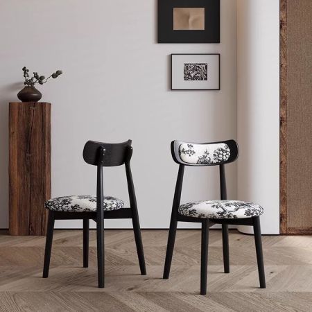 2PCS Jungle Print Dining Chair More Colours Customisable