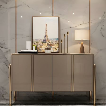 Paris Luxury Sintered Stone Sideboard Buffet More Countertop Colours are Customisable