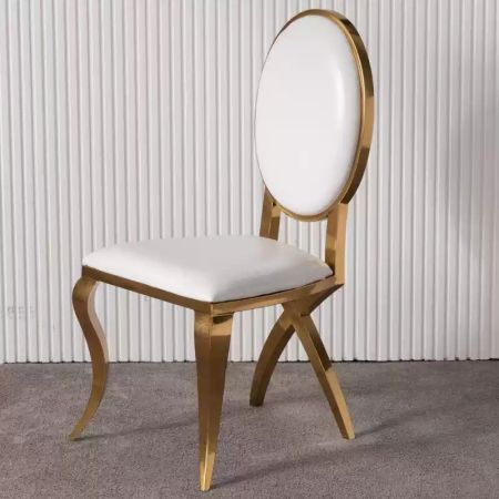 2PCS Luxury Regal Curve Back Chair More Colours Customisable