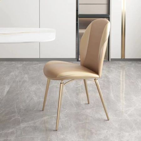2PCS Modern Italian Style PU Leather Dining Chair YS813 More Colours Customisable