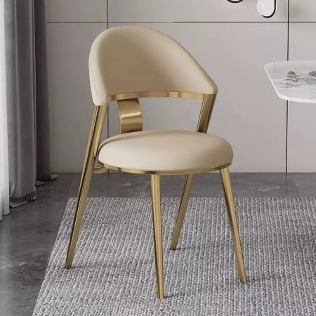 2PCS Modern Italian Style PU Leather Dining Chair YS816 More Colours Customisable