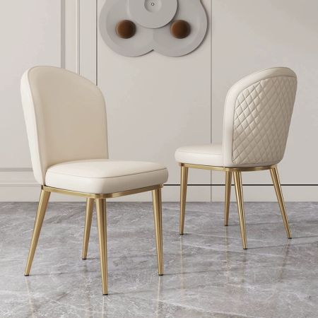 2PCS Modern Italian Style PU Leather Dining Chair YS817 More Colours Customisable