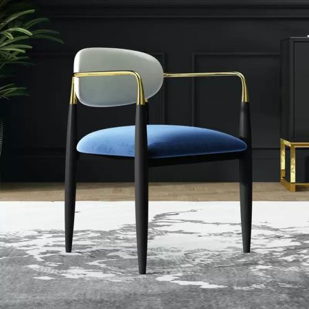 2PCS Modern Italian Style PU Leather Dining Chair YS826 More Colours Customisable