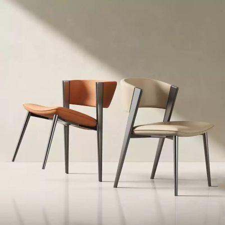 2PCS Modern Italian Style PU Leather Dining Chair YS851 More Colours Customisable