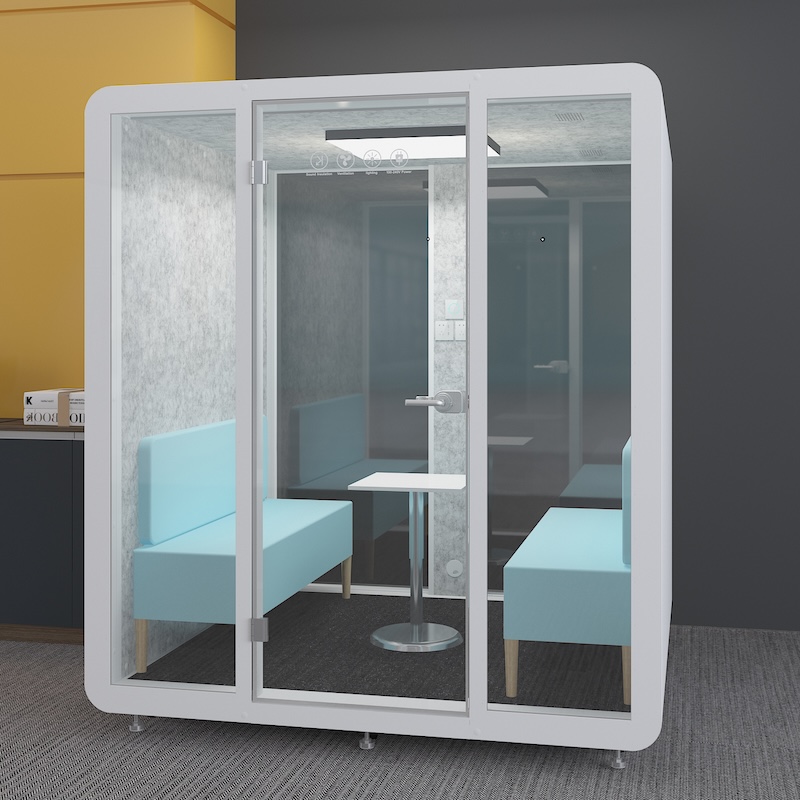 Sheet Metal Frame 4-6 People Soundproof Booth