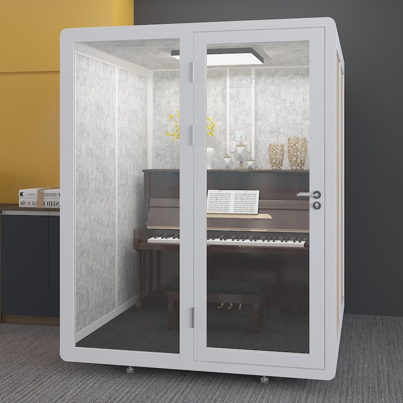 Affordable Economic Sheet Metal Frame 4 People Soundproof booth Office Pod