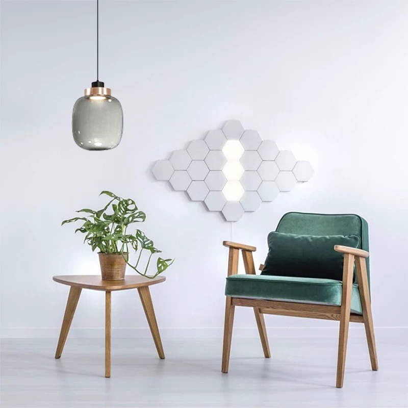 Designer Smoked Glass Jar Pedant Light Muti Heads Customisable 