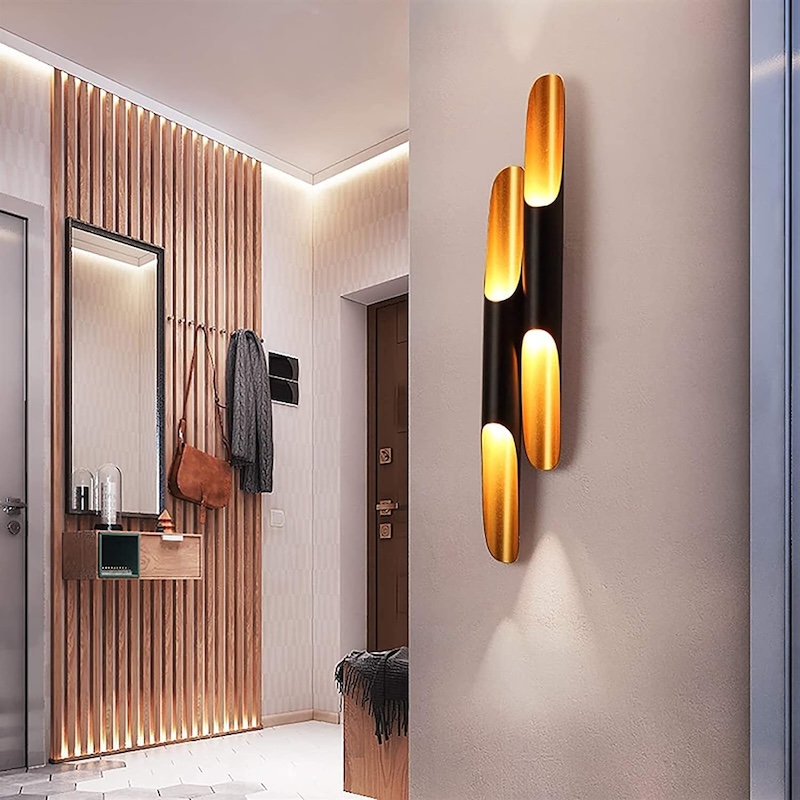 Coltrane Pipe Style Minimalist Metal Wall Light Wall Sconce