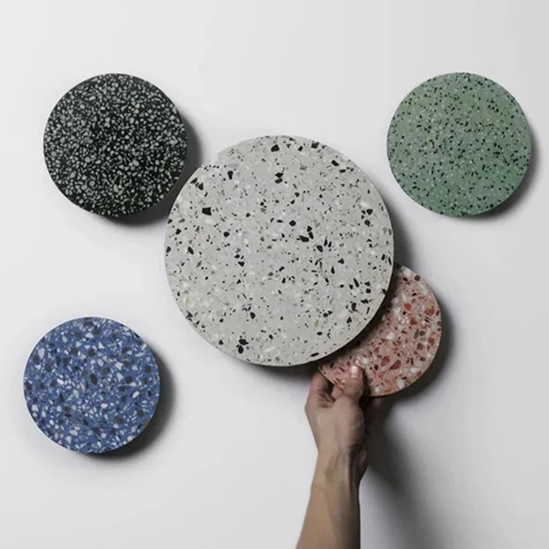 Minimalist Creative Terrazzo Japanese Style LED Wall Light Wall Sconce Wall Lamp