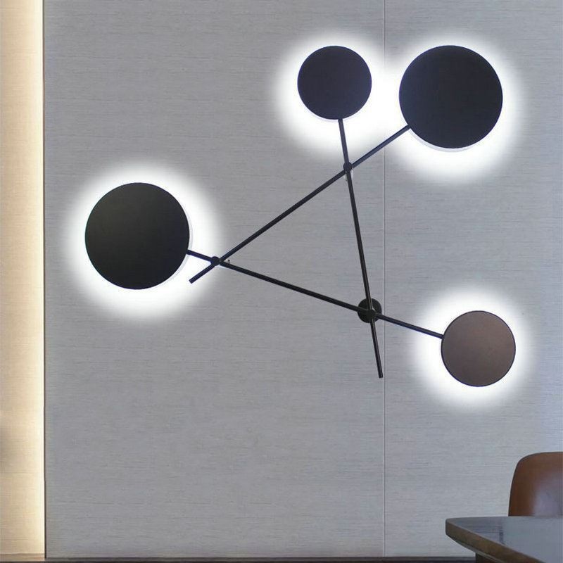 Modern Minimalist Geometric Shape Metal LED Wall Light Wall Sconce Wall Lamp