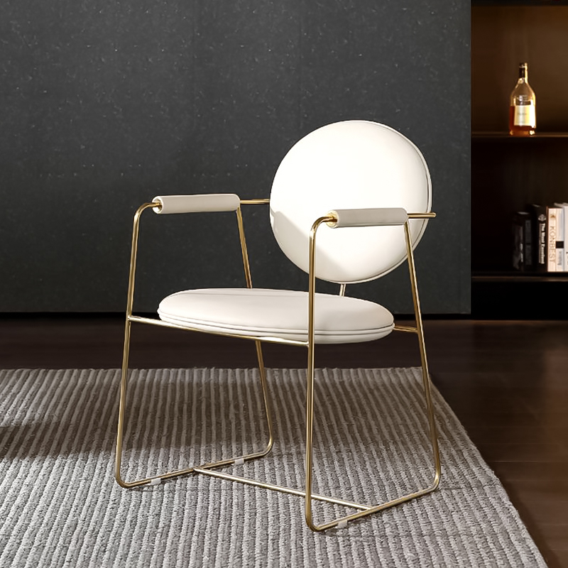 Modern Italian Style PU Leather Dining Chair Set Of 2 Model NC9108