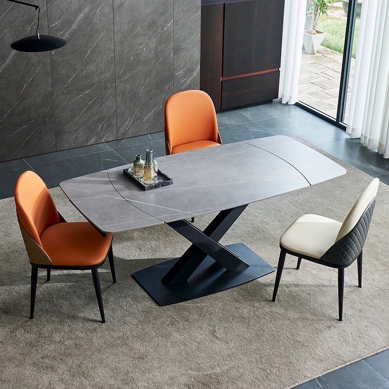 Modern Italian Style Sintered Stone Extendable Dining table 4-10 Seats Model ND605 & Dining Sets