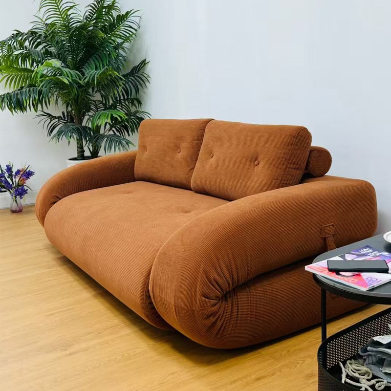 Wave Shape Compressed Sofa & Sofa Bed Foldable Sofa with Cost Saving Design More Colours and Sizes Customisable