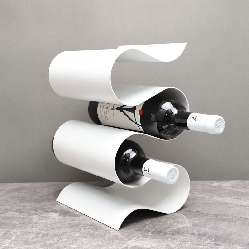 Metal Wine Holder Gold/White/Black