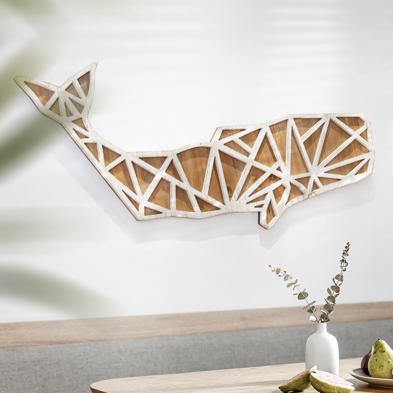 Wood Aquatic Creatures Wall Décor