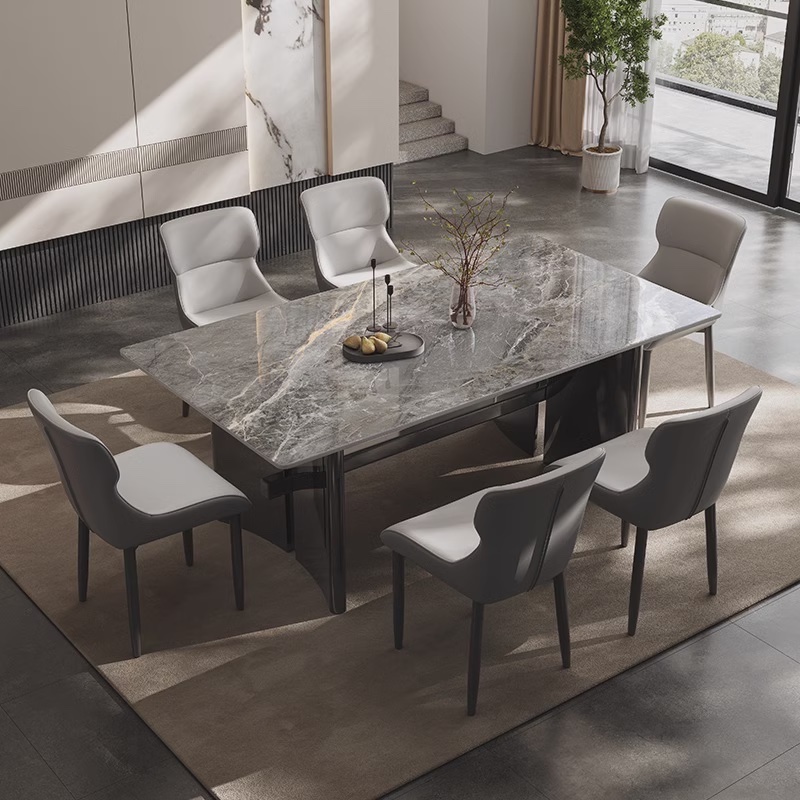 Modern Italian Style Unicom Legs Sintered Stone Dining Table 6/8/10 Seat