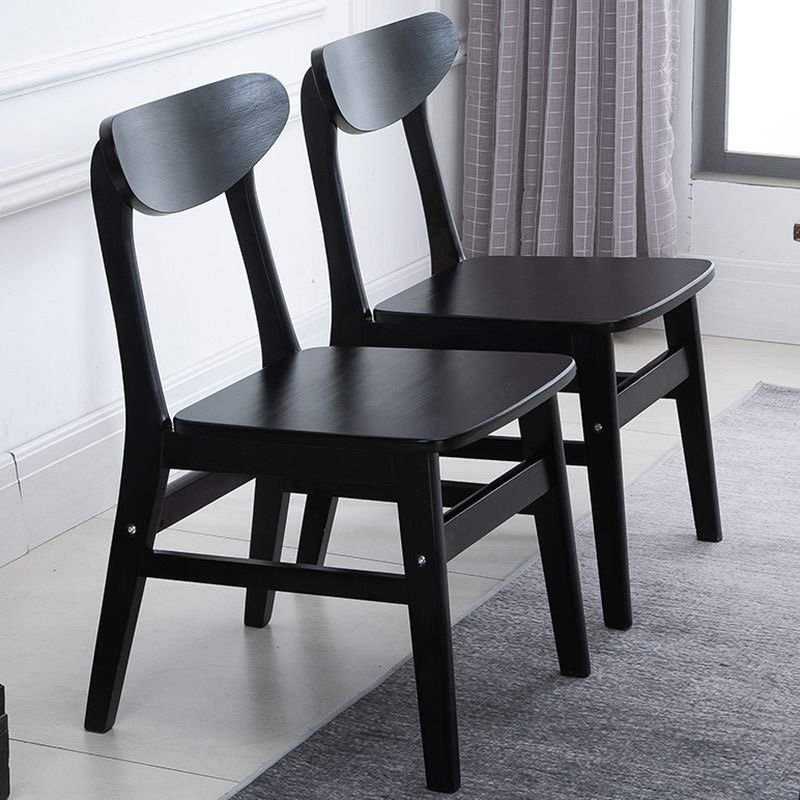 2PCS Butterfly Back Solid Wood Dining Chair More Colours Customisable