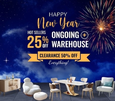 Celebrate the New Year with Exciting Discounts on Furniture and Home Decor!